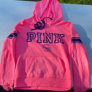Pink women’s pink quarter zip sweatshirt